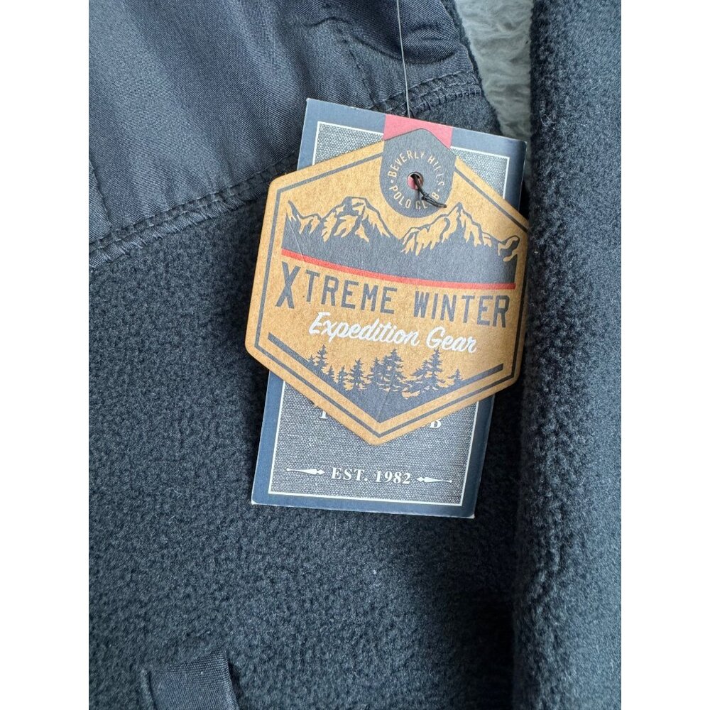 Mens Black Beverly Hills Polo Club Full-Zip Jacket 2X Polyester Expedition NWT - Picture 9 of 14